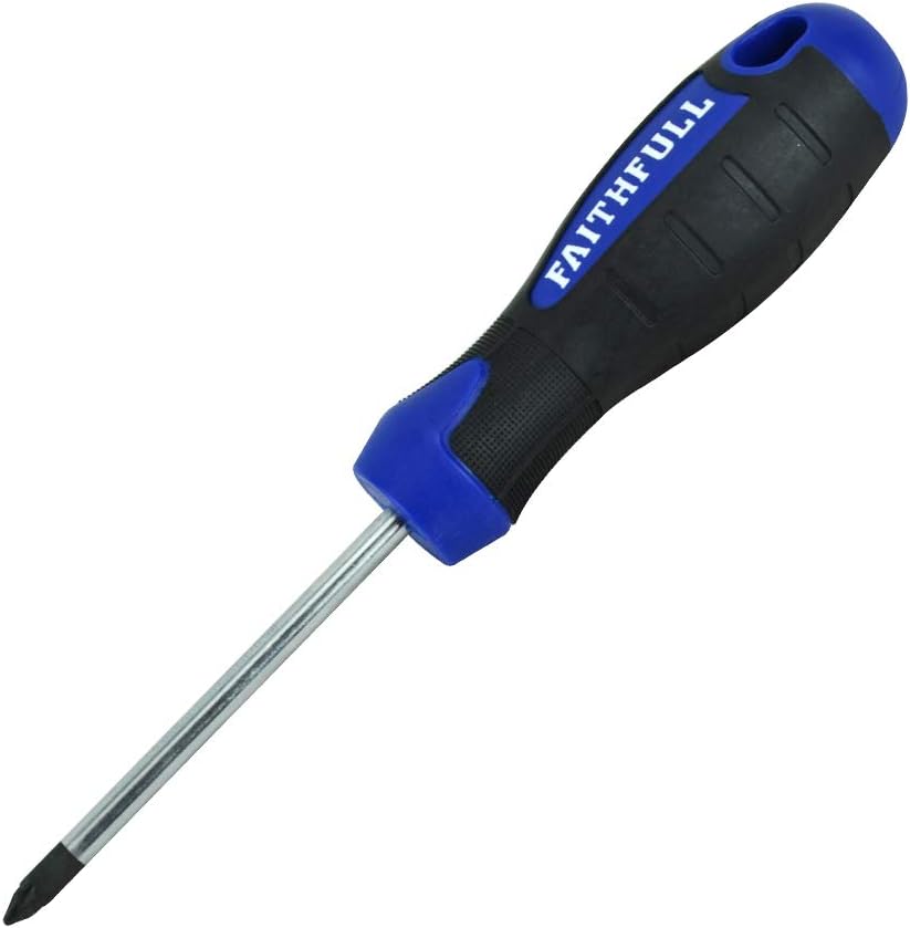 Faithfull - Pozidriv Soft-Grip-Schraubendreher 2pz x 100mm - FAISDPZ2