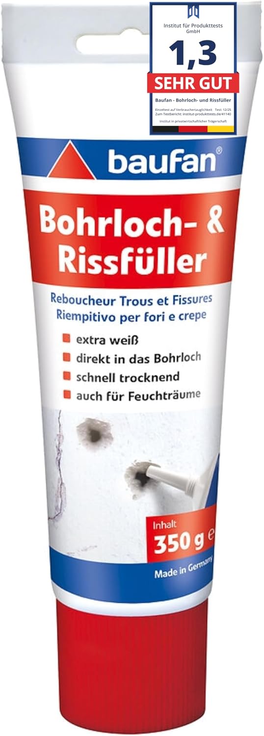 BauFan Bohrloch- & Rissfüller Weiß 350 g