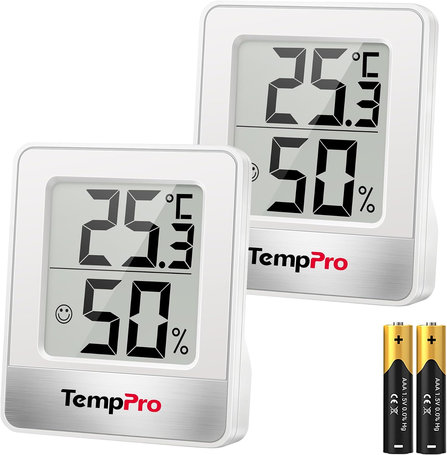 TempPro Thermo-Hygrometer Innen Digital Hygrometer Raumthermometer