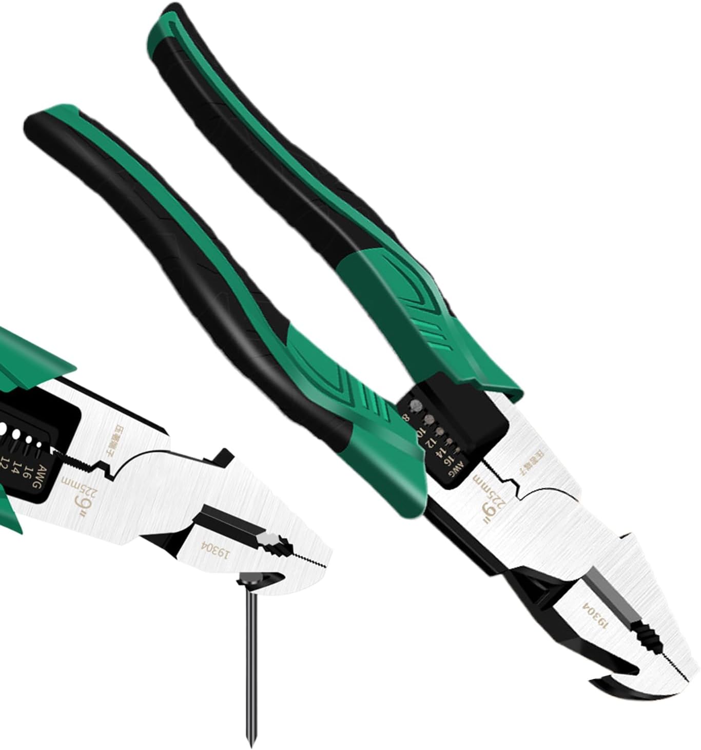 Drahtschneider, Nagelzange | Multifunktionswerkzeug Abisoliergerät Drahtschneider und Schere für Zaun, Reparatur von Schmuck und Kabelanwendungen