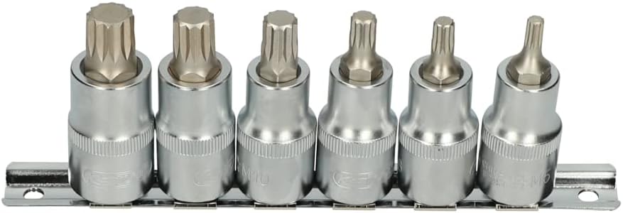 KS Tools 922.1870 Schraubendreher-Bit-Schiene XZN 55 mm 1/2 Zoll M5 – M14