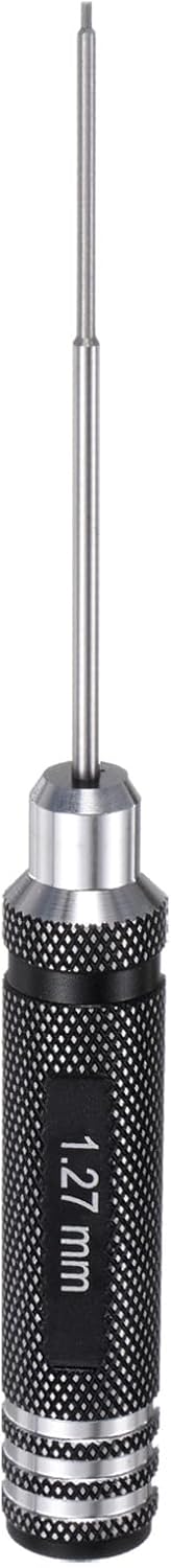 QUARKZMAN Sechskant Schraubendreher Set, 2mm Silber RC Auto, Schwarz-Silber