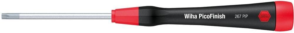 Wiha Feinschraubendreher PicoFinish TORX® (20123) T4 x 40 mm filigraner Präzisionsschraubendreher, Modellbau, Feinmechanik, mit Drehkappe