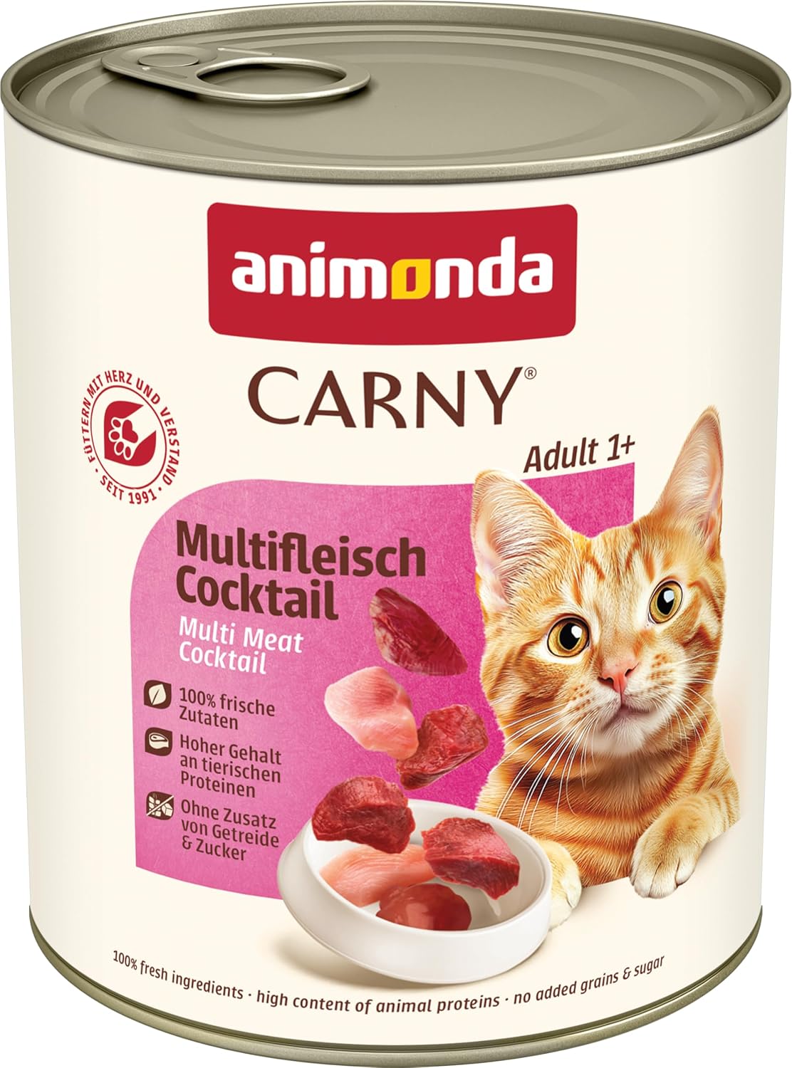 animonda Carny Adult Katzenfutter nass Kräftige Variation (12 x 400g)