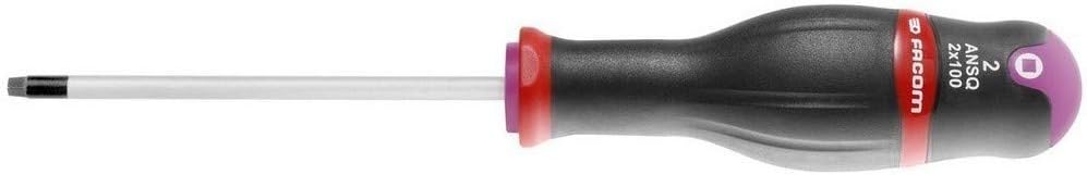 FACOM Schraubendreher Protwist, Innenvierkant SQ 1 X 75 mm, 1 Stück, ANSQ1X75
