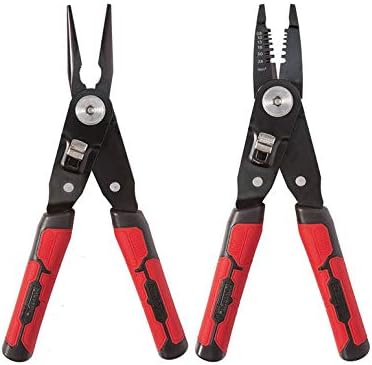 2-in-1 Kombizange Abisolierzange Mit 2-Komponenten Griffen Arretier-Funktion Montagezange