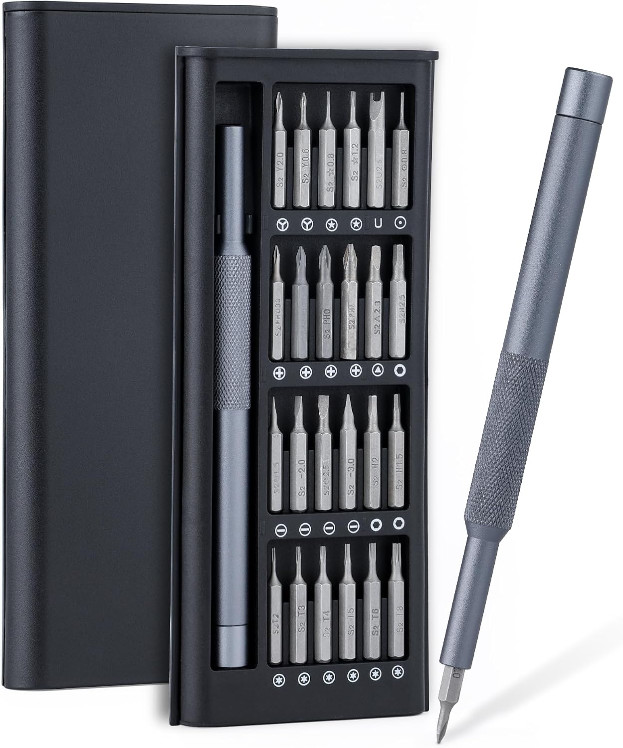 Feinmechaniker Schraubendreher Set 24 in 1,Mini Schraubendreher