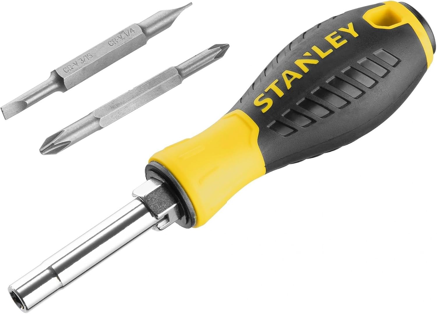 Stanley Multibit Ratschen-Schraubendreher + 10 Bits Anzahl der Teile - 11