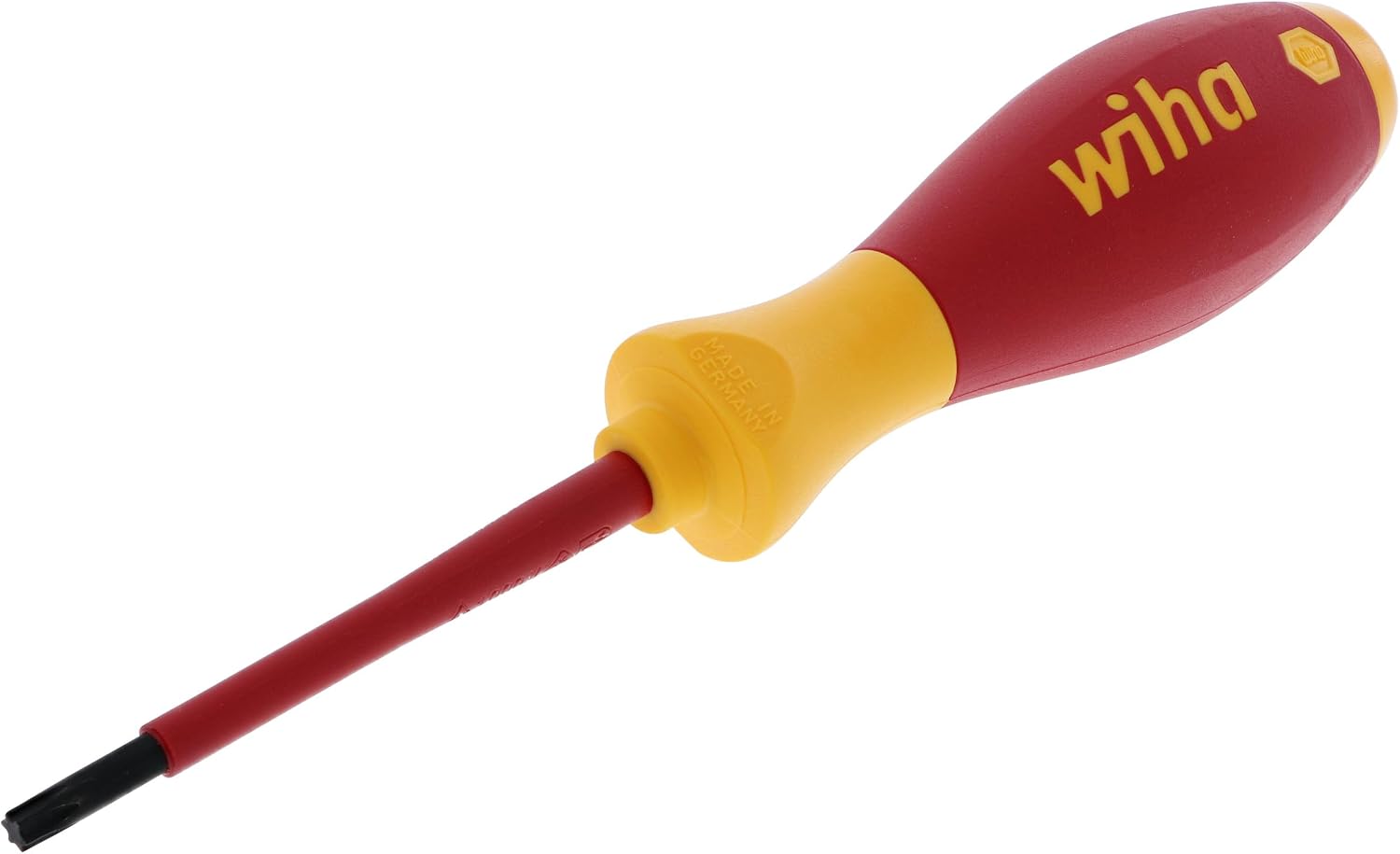 Wiha 32546 Torx-Schraubendreher mit SoftFinish Griff, 1000 Volt, T25 x 80 mm