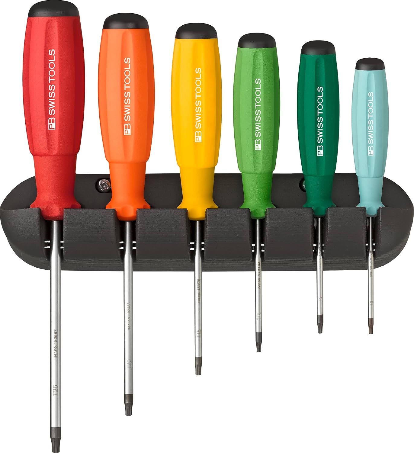 PB Swiss Tools Torx Schraubenzieher Set, Grösse T8-T25, 8440.CBB