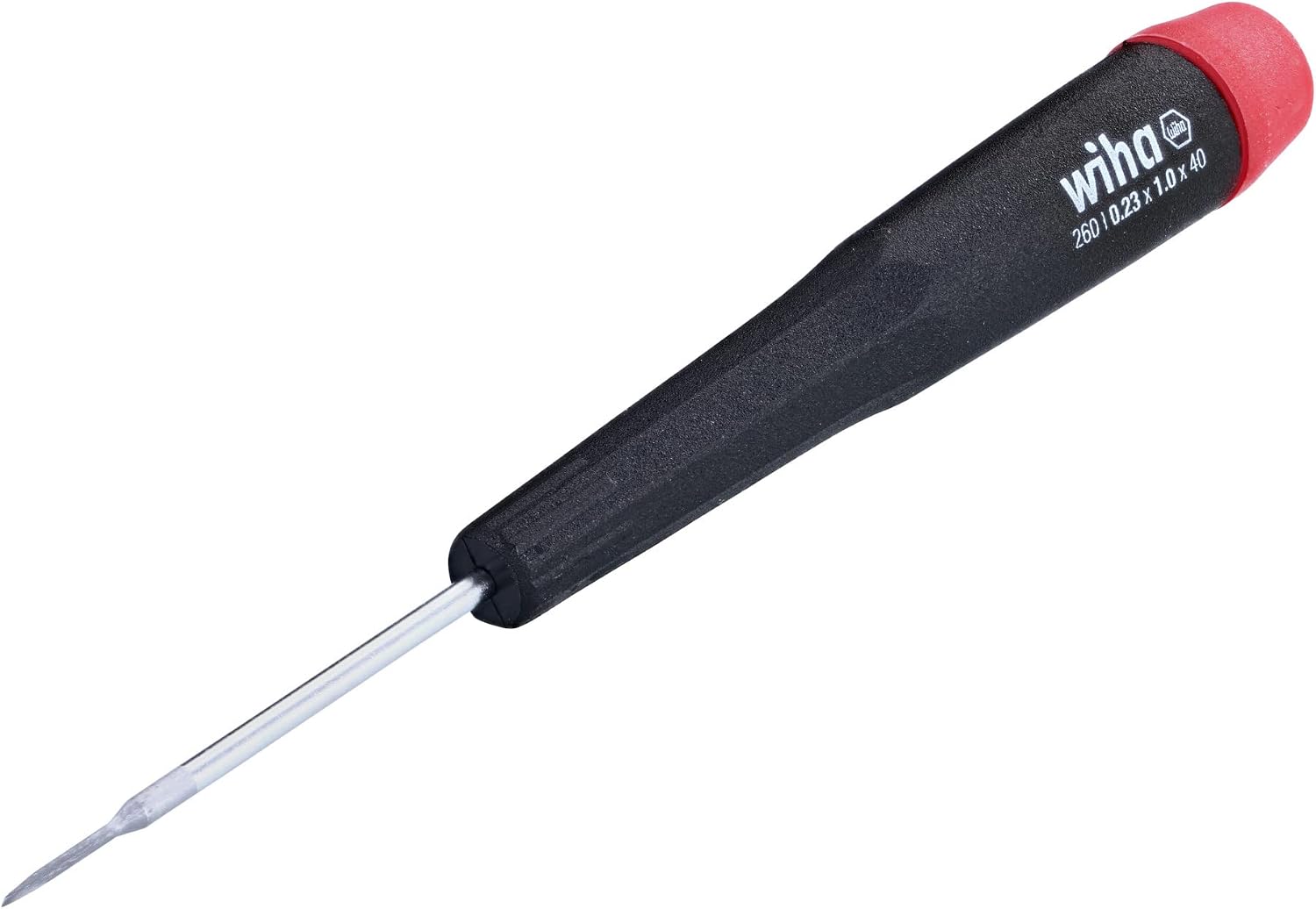 Wiha 96010 Slotted Screwdriver with Precision Handle, 1.0 x 40mm by Wiha