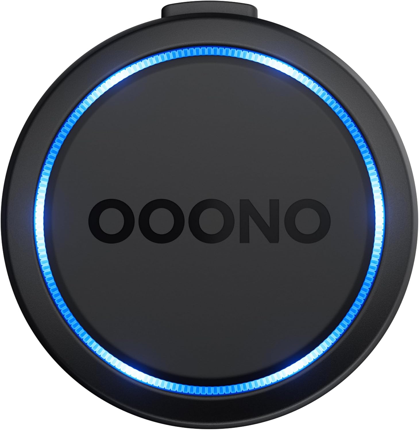 OOONO Co-Driver NO2 Schwarz- Optimierter Co-Driver fürs Auto - Warnt vor Tempo-Kontrollen und Gefahrenstellen – Wiederaufladbar – LED-Anzeige – CarPlay & Android Auto kompatibel
