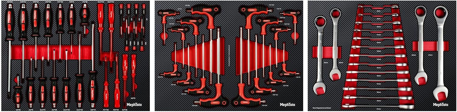 Mephisto 7 Werkzeugeinlagen Werkzeug in Soft Inlay mit Carbon Lock