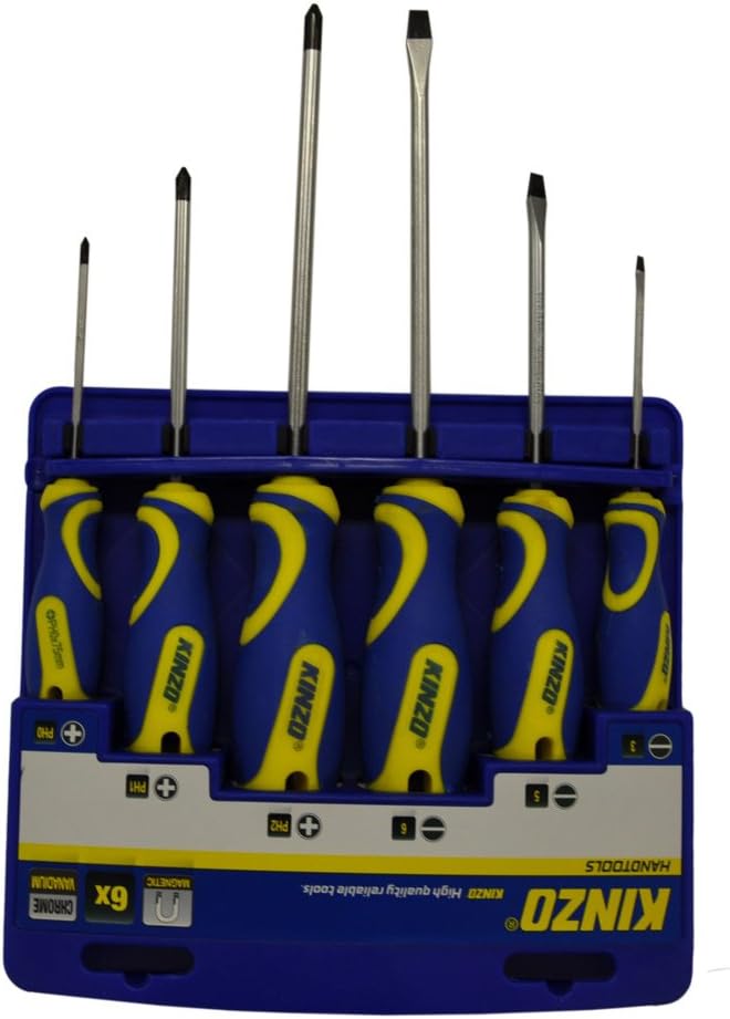 KINZO Screwdriver set CR-V ST 6 Stück, 54147