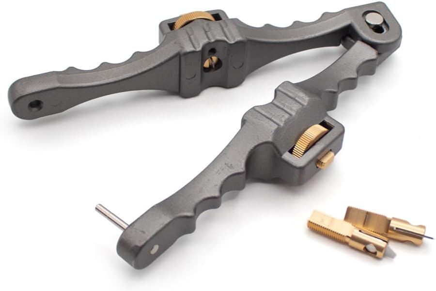 Abisolierwerkzeug für gepanzerte Glasfaserkabel, Glasfaserwerkzeug SI-01, Kabellängsmantel-Abisolierer, Mid-Span-Abisolierer mit einstellbarer Schnitttiefe, 10–25 mm Durchmesser