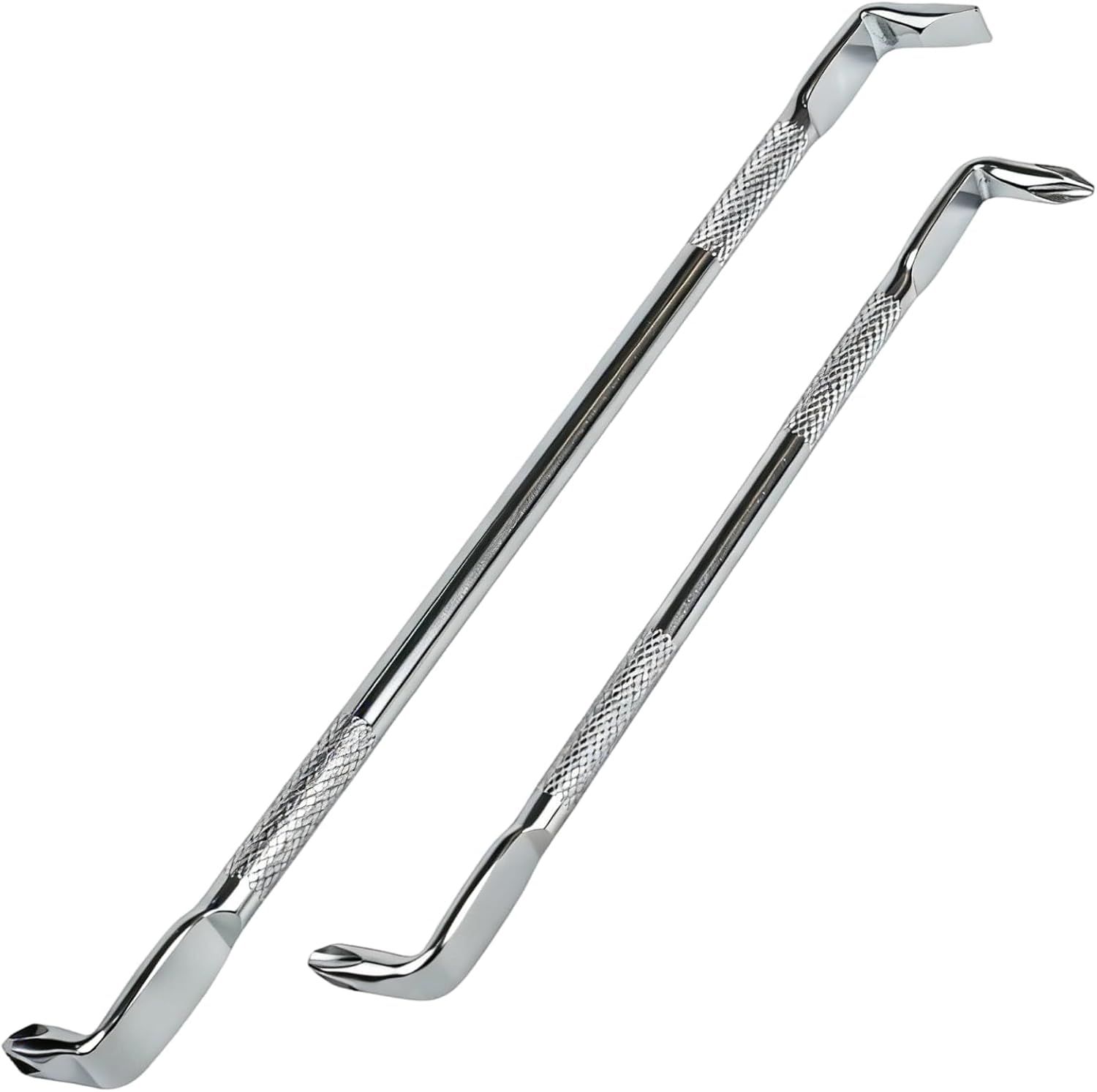 2-Teiliges Winkelschraubendreher Schlitz Kreuzschlitz Set mit Kreuz- und Schlitzkopf – Magnetisch, Rutschfest, Ideal für Enge Räume, 90-Grad-Z-Typ - PH1, PH2, PH2, L6