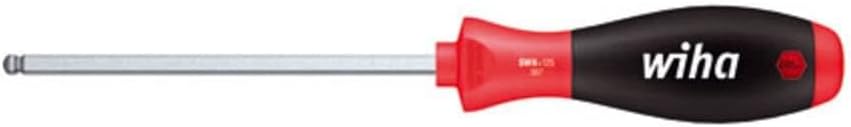 Wiha Schraubendreher SoftFinish® Sechskant-Kugelkopf, schwenkbar für schwer zugängliche Bereiche, mit Sechskantklinge (26305) 2,5 x 100 mm