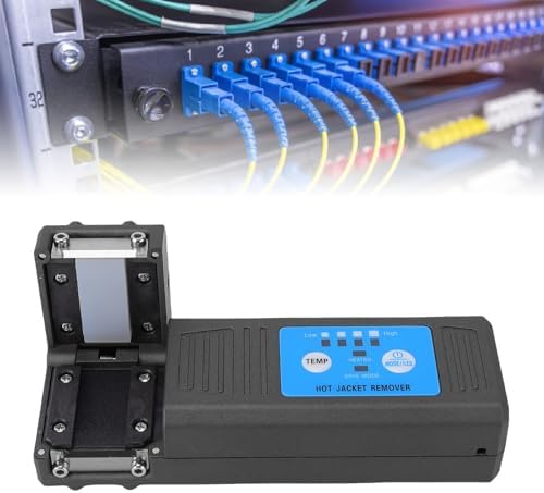 M8 Fiber Optic Thermal Stripper, Aluminiumlegierung, Dual-Heiztechnologie, Effizientes Abisolieren für Ingenieure, 1-48 Faserkapazität
