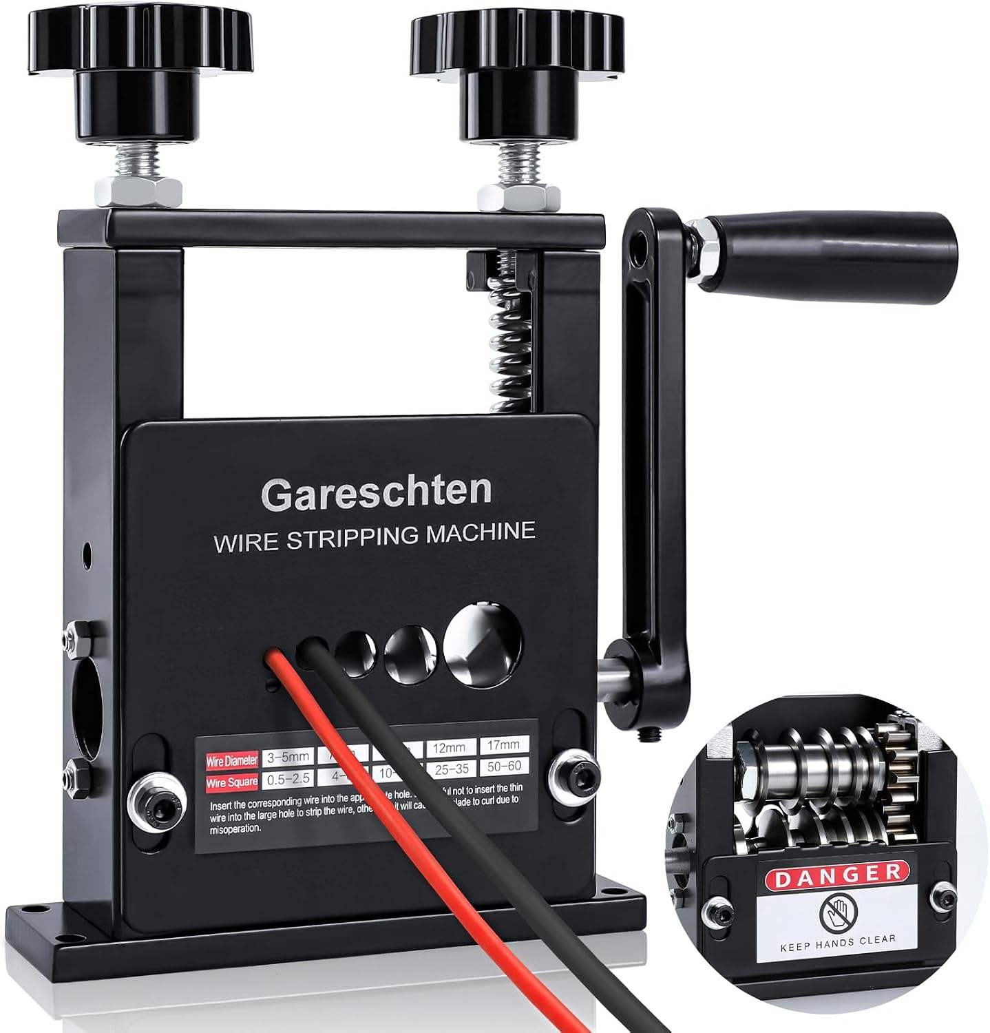 Kabelabisoliermaschine, Kabel Abisolierer mit 6 Kanälen & 5 SK5 Klingen