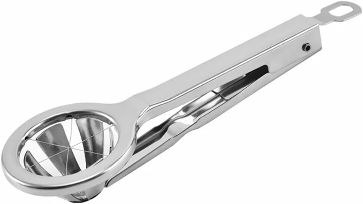 VALICLUD Eierschneider aus Edelstahl für Küche Handlicher Schneidegerät zum Einfachen Schneiden von Gekochten Eiern und Früchten Kreatives Design