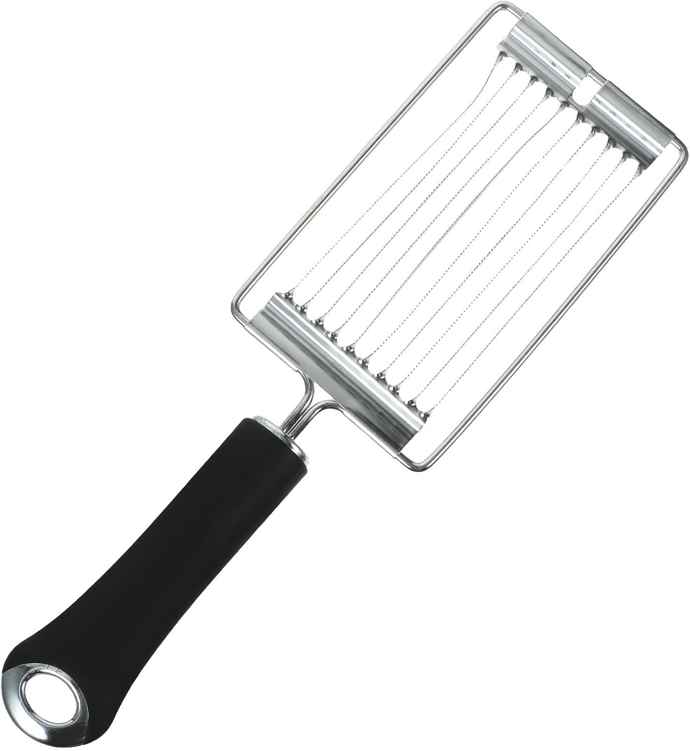 Sewroro Edelstahl Gemüseschneider für Gurken und Eier, Silber, Tragbar