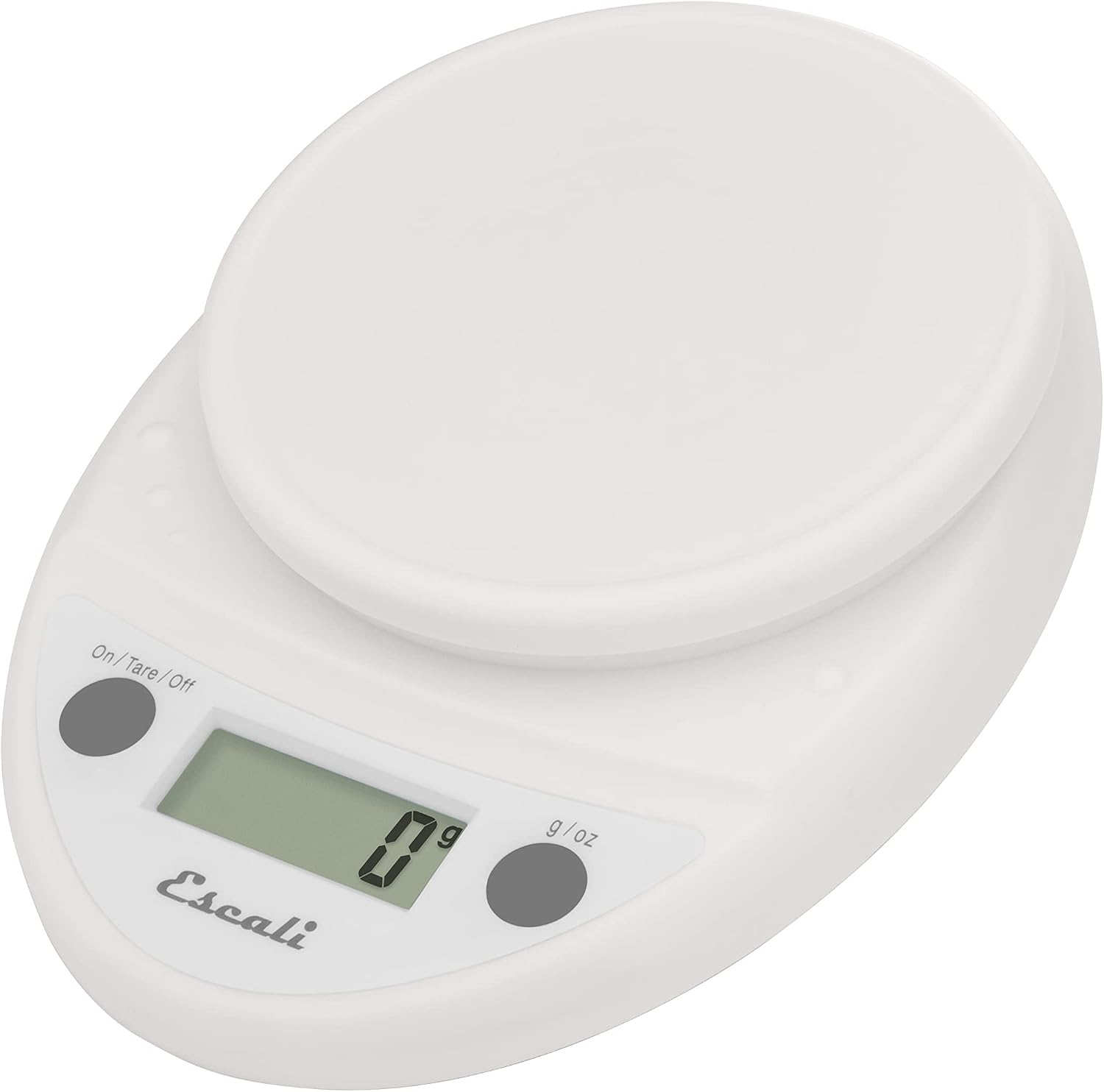 Escali P115C Balance de Cuisine Primo, Balance Numérique pour Cuisiner, Accessoires Cuisine, Ideal pour Dosages, 5 kg (11 LB), Chrome, 22 x 15 x 4 cm