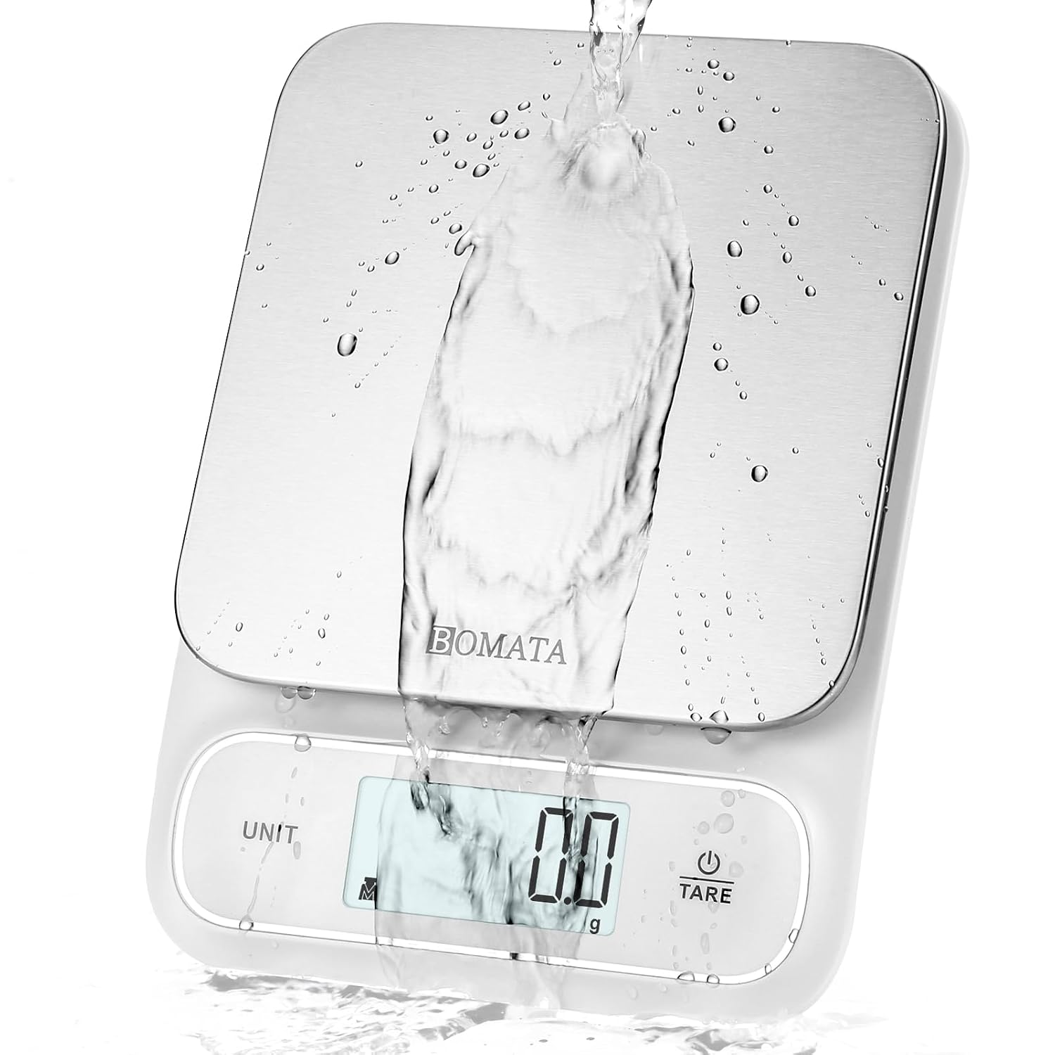 Balance de cuisine BOMATA étanche IPX6, 0,1g de Haute Précision