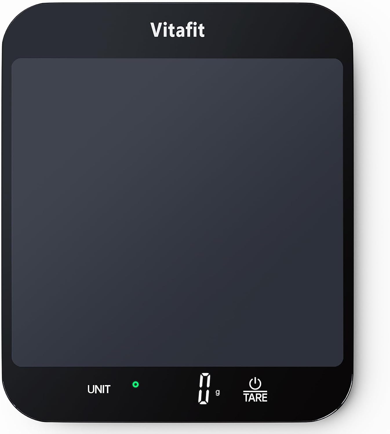 Vitafit 15kg Balance de Cuisine Précision 1g, Grande Plateforme 200x170mm