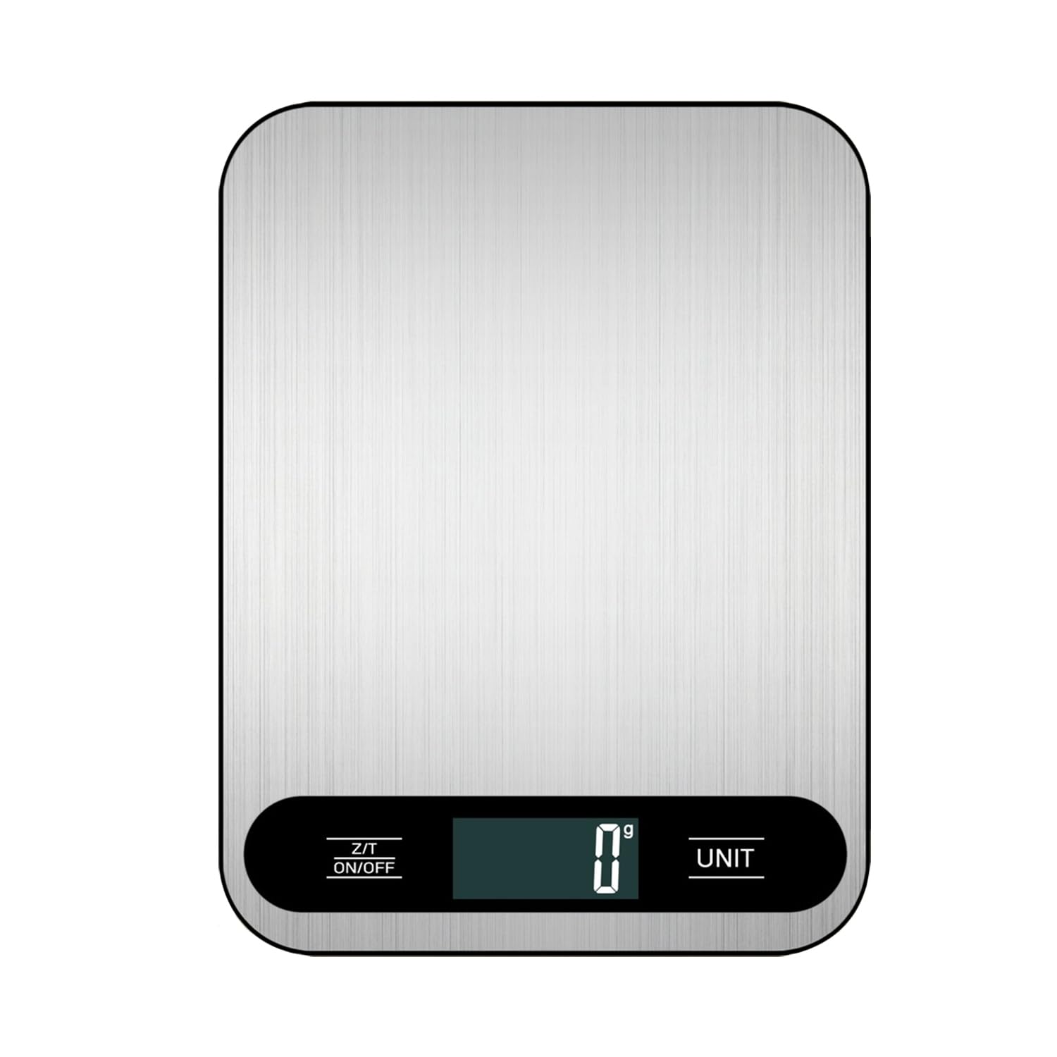 Balance De Cuisine Électronique De Haute Précision 10kg/1g Avec Écran Lcd Rétroéclairé,Acier Inoxydable,6 Unités Et Fonction Tare,Digital Balance De Alimentaire Multifonctionnel