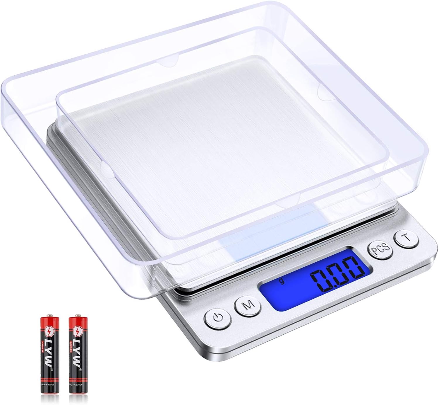 Diyife Balance de Précision 500g 0.01g, Balances de Cuisine avec Plateau