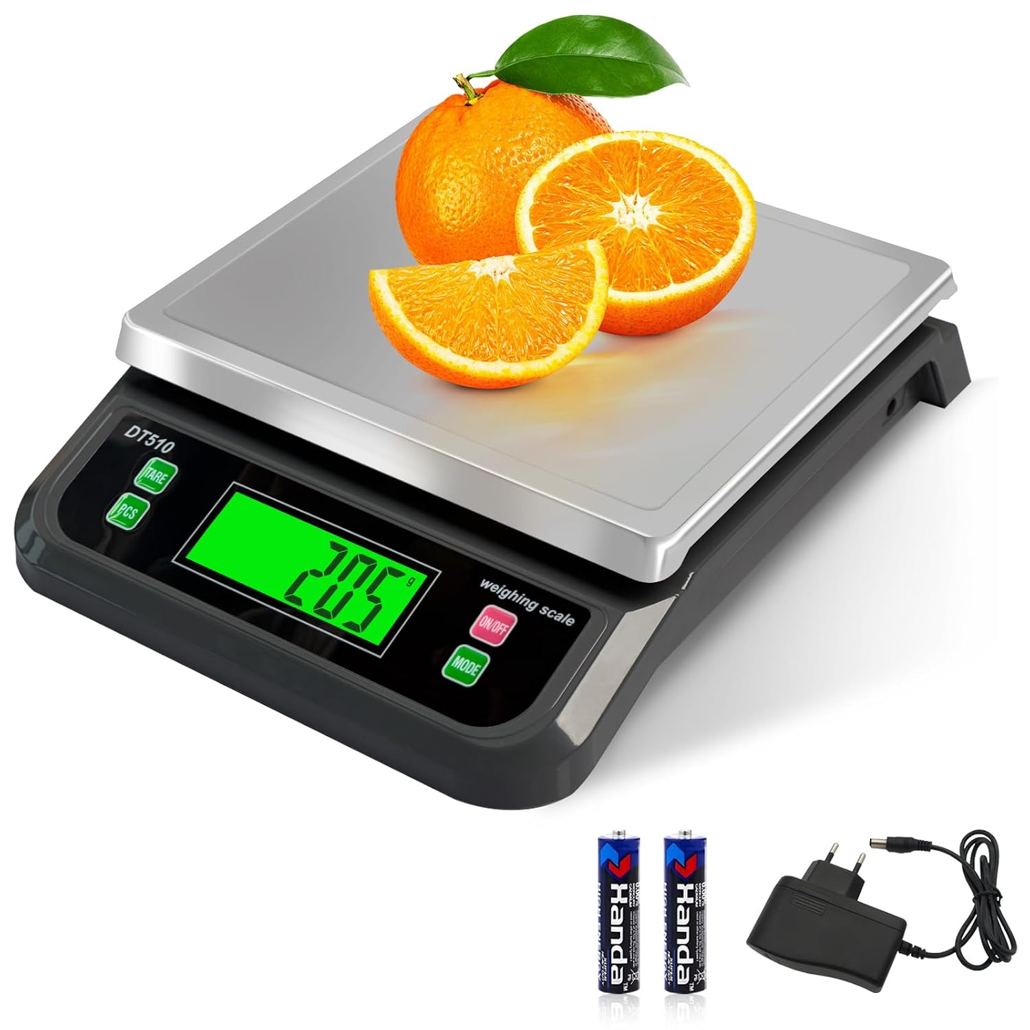 balance de cuisine professionnelle 40kg Acier Inoxydable avec Tara