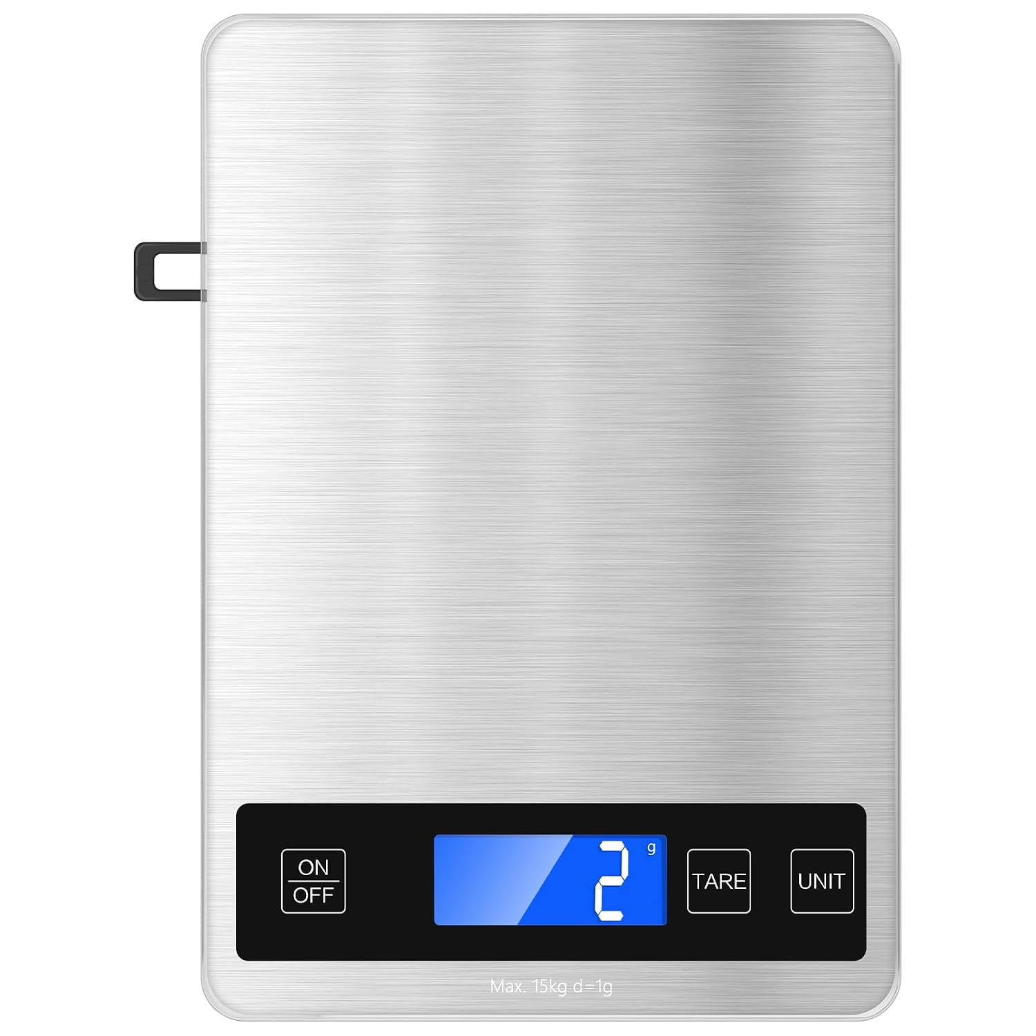 Balance de Cuisine Électronique 15kg, Précise à 1g, Écran LCD
